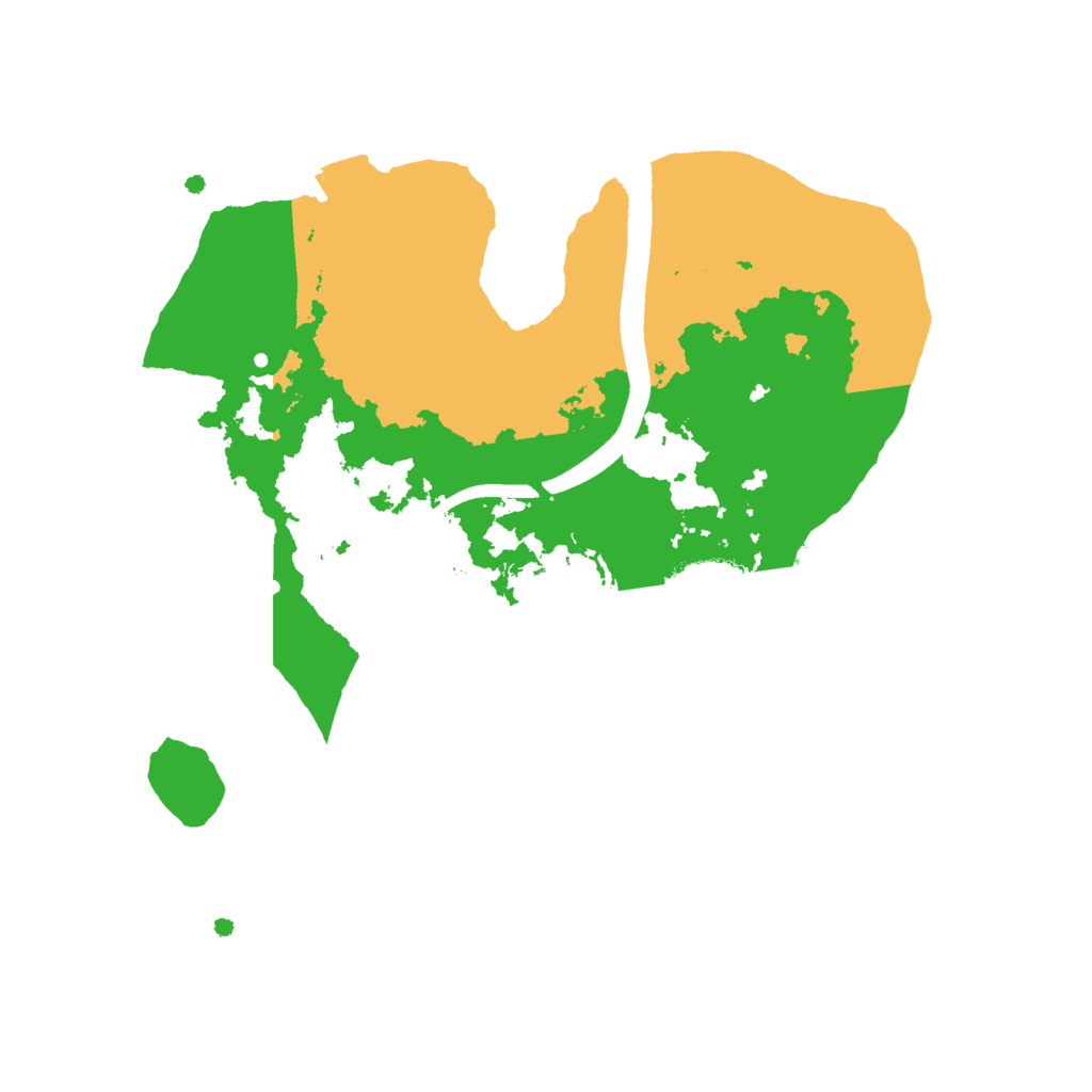 Biome Rust Map: Procedural Map, Size: 2289, Seed: 50000