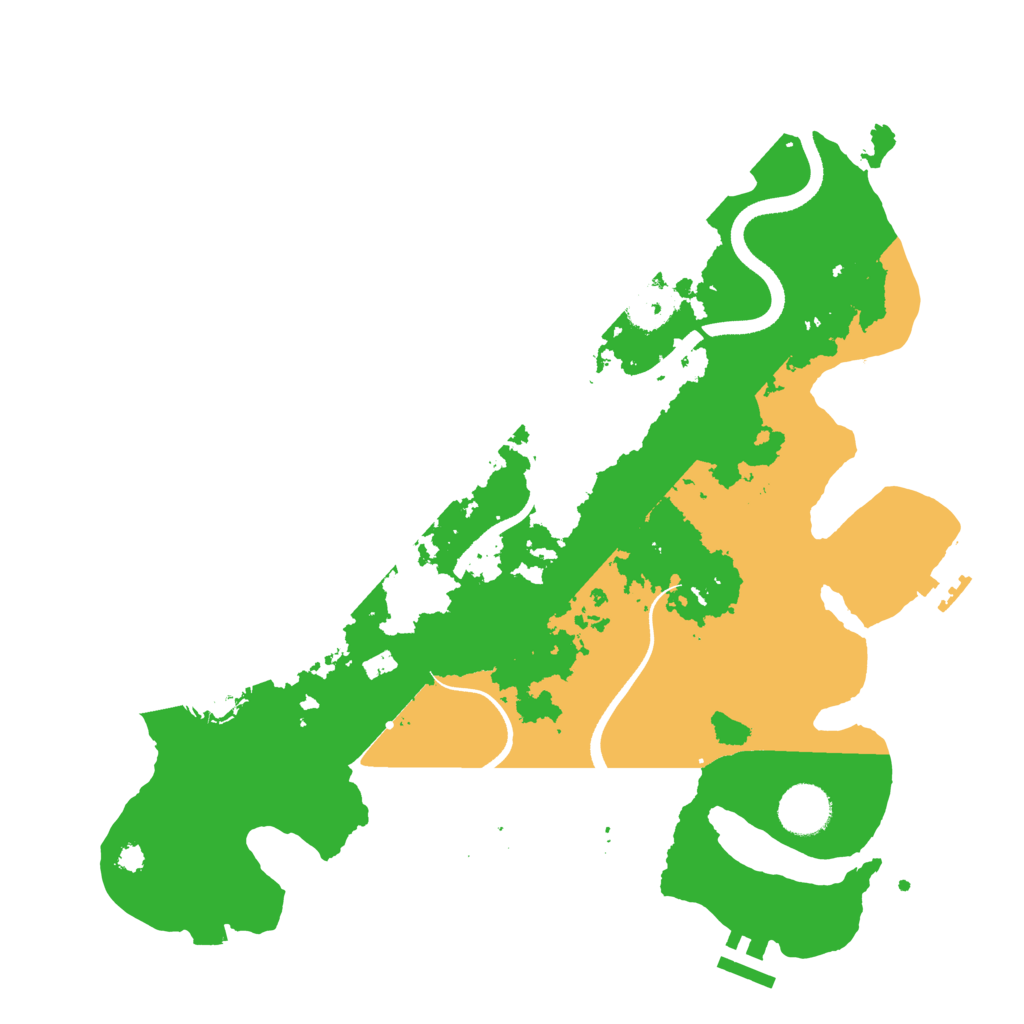 Biome Rust Map: Procedural Map, Size: 3500, Seed: 1915102893