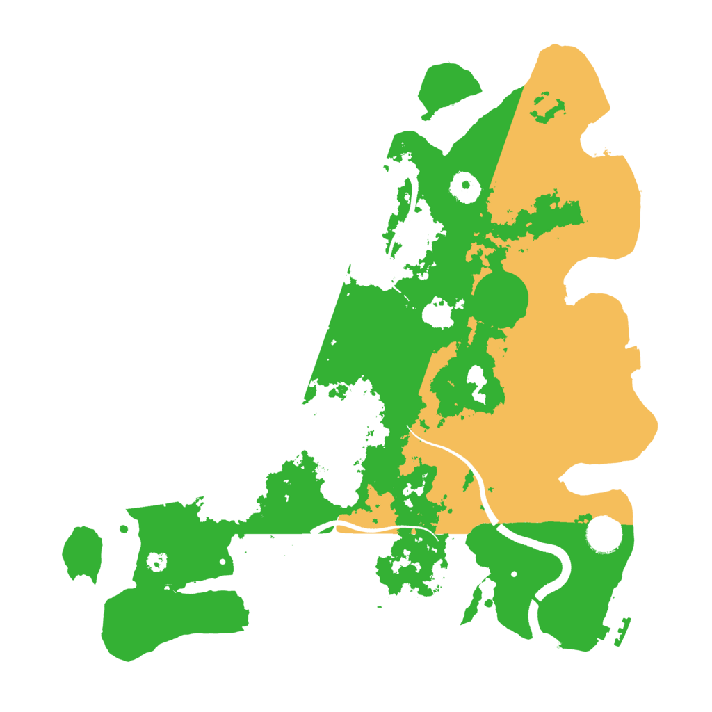 Biome Rust Map: Procedural Map, Size: 3500, Seed: 426032697