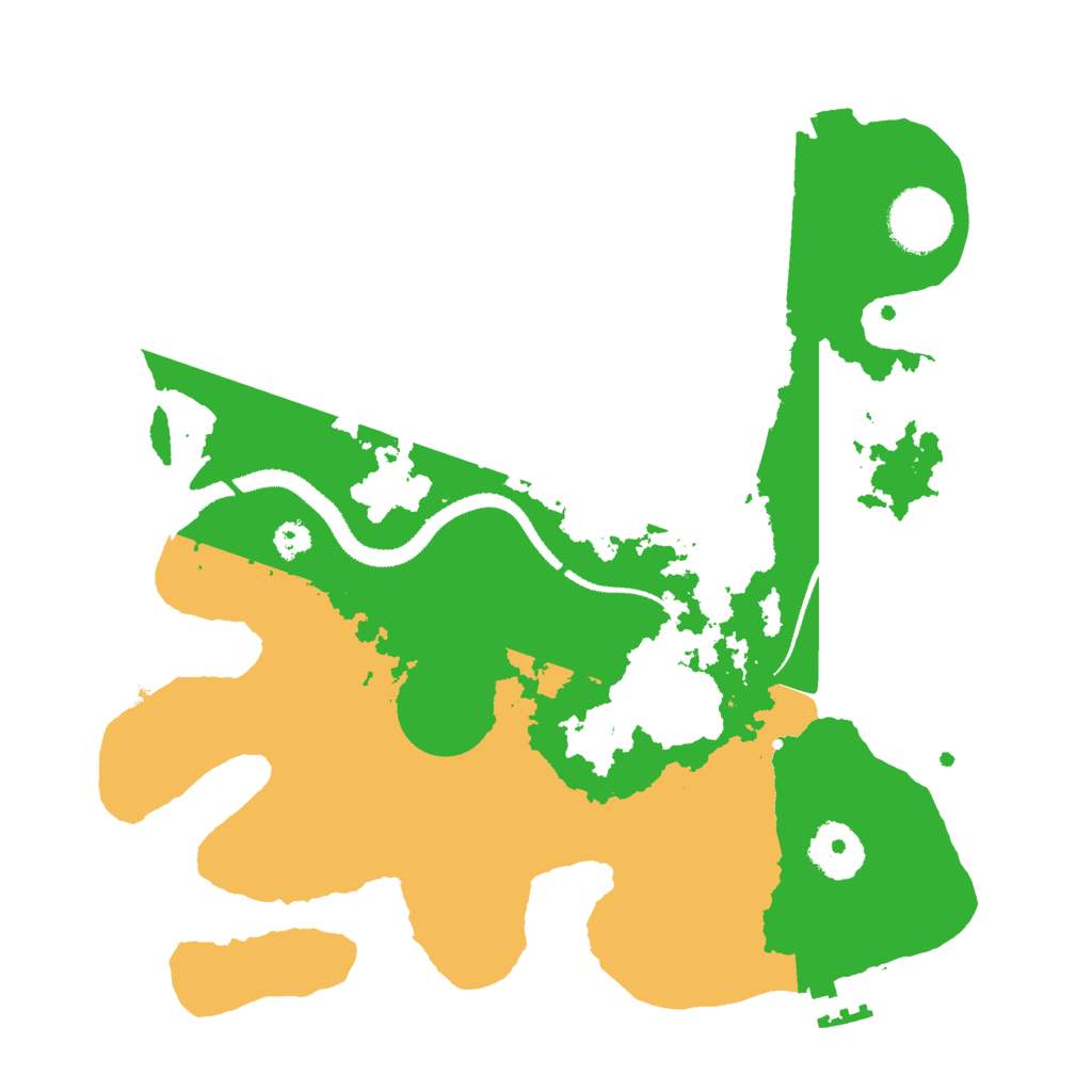 Biome Rust Map: Procedural Map, Size: 3000, Seed: 593995345