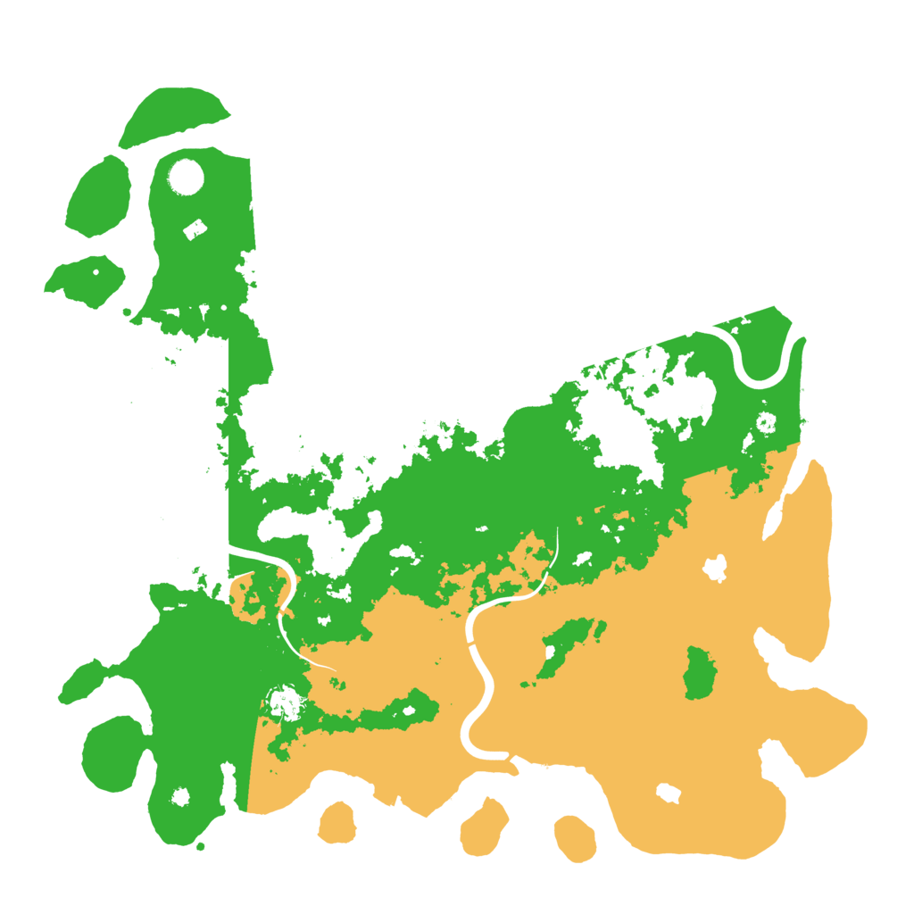 Biome Rust Map: Procedural Map, Size: 4500, Seed: 1980025057