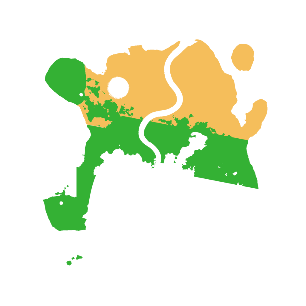 Biome Rust Map: Procedural Map, Size: 2550, Seed: 700262159