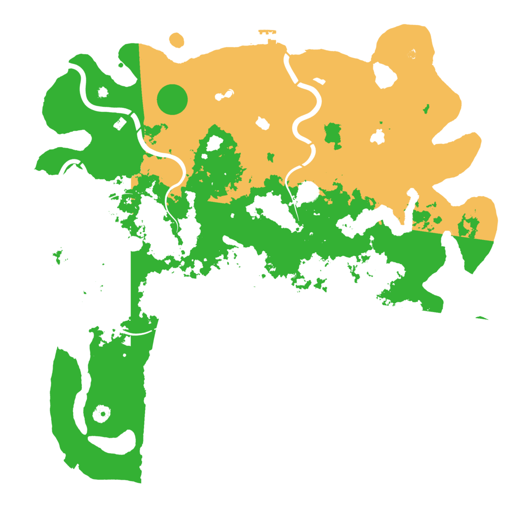 Biome Rust Map: Procedural Map, Size: 4500, Seed: 18912423