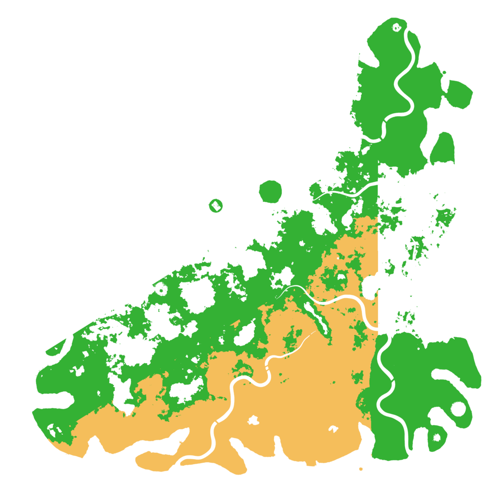 Biome Rust Map: Procedural Map, Size: 6000, Seed: 1420283336
