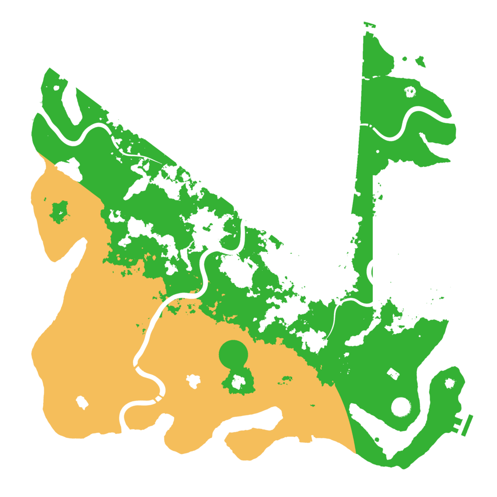 Biome Rust Map: Procedural Map, Size: 4500, Seed: 10178788