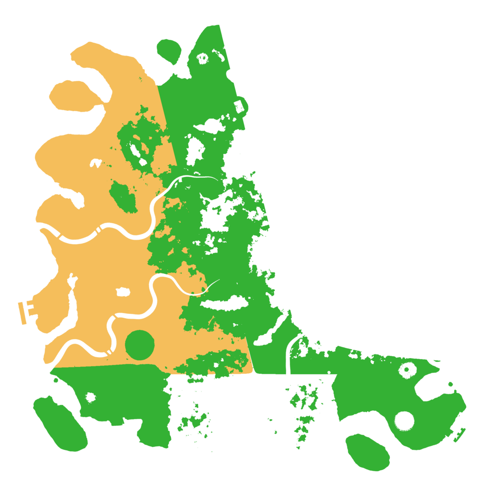 Biome Rust Map: Procedural Map, Size: 4500, Seed: 1130064393