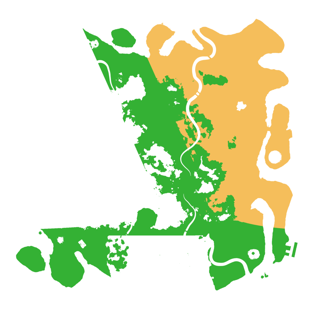Biome Rust Map: Procedural Map, Size: 4250, Seed: 2141981