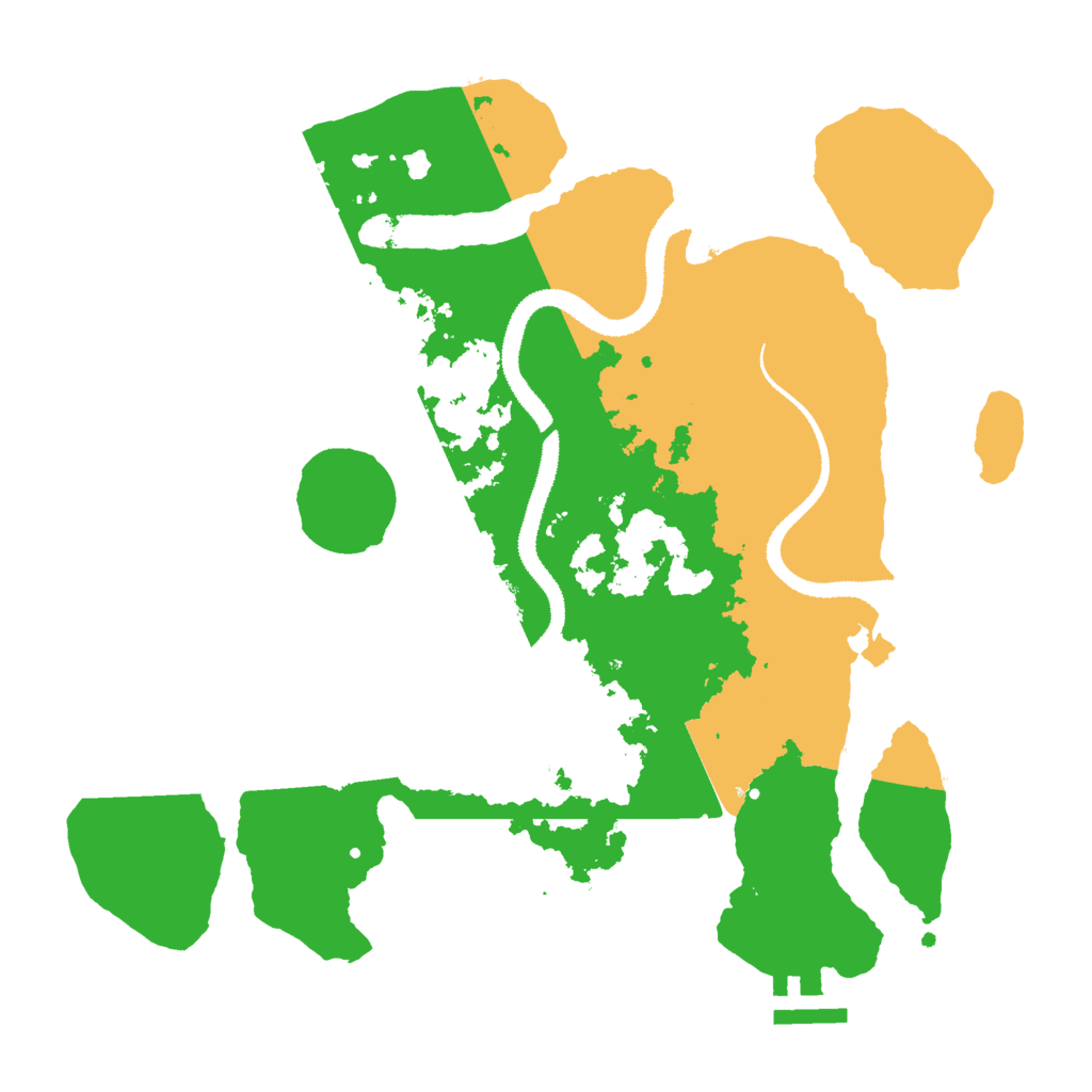 Biome Rust Map: Procedural Map, Size: 3000, Seed: 2141981