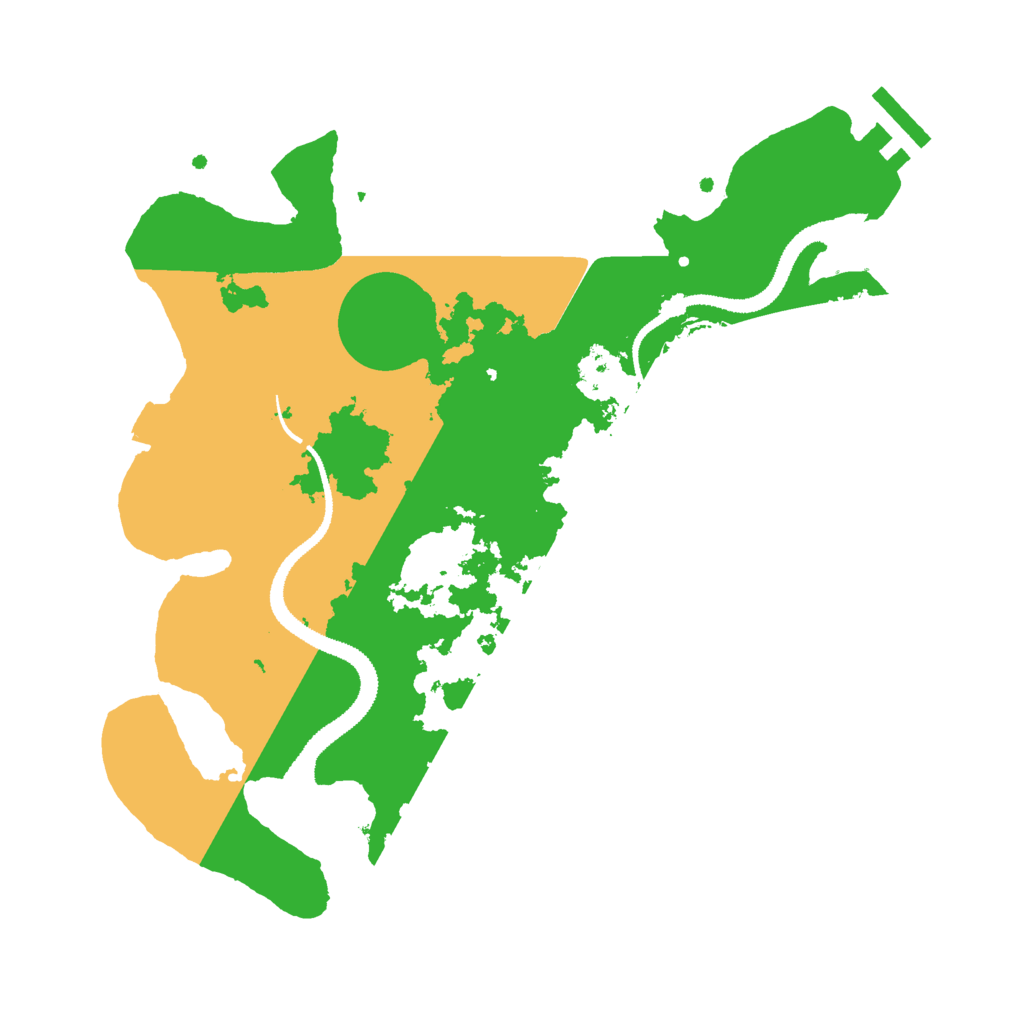 Biome Rust Map: Procedural Map, Size: 2850, Seed: 645100