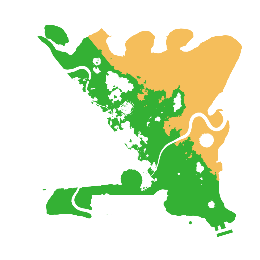 Biome Rust Map: Procedural Map, Size: 3250, Seed: 4281992