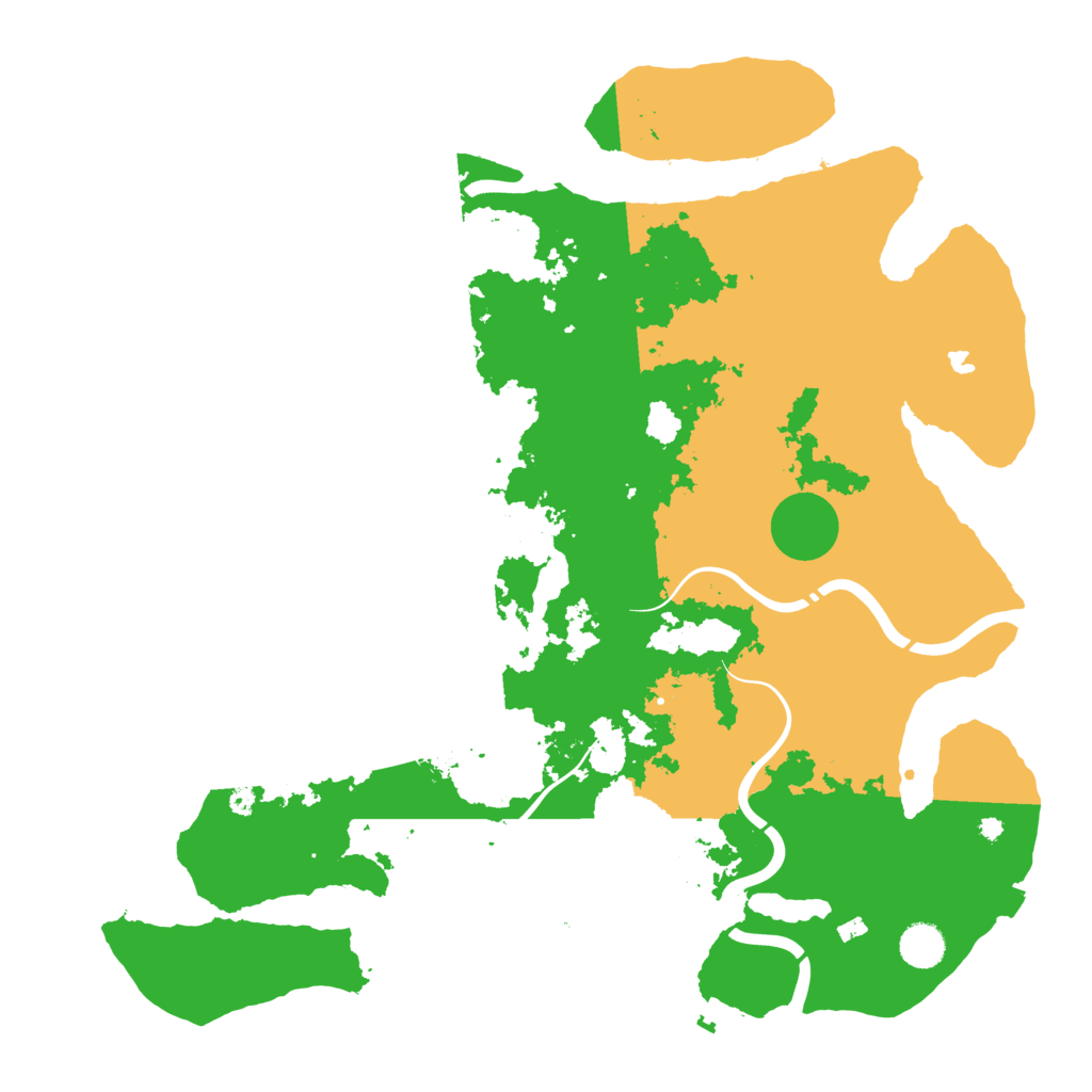 Biome Rust Map: Procedural Map, Size: 4252, Seed: 1441133105
