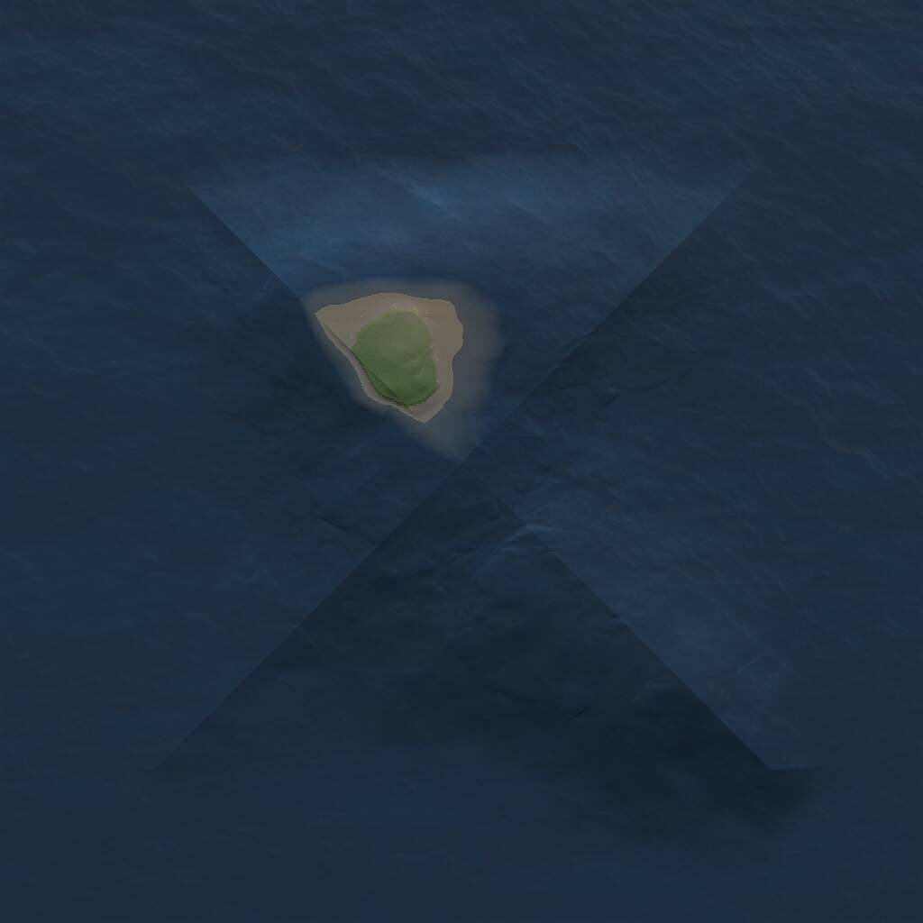 Rust Map: Procedural Map, Size: 1000, Seed: 6667, 1 Monuments