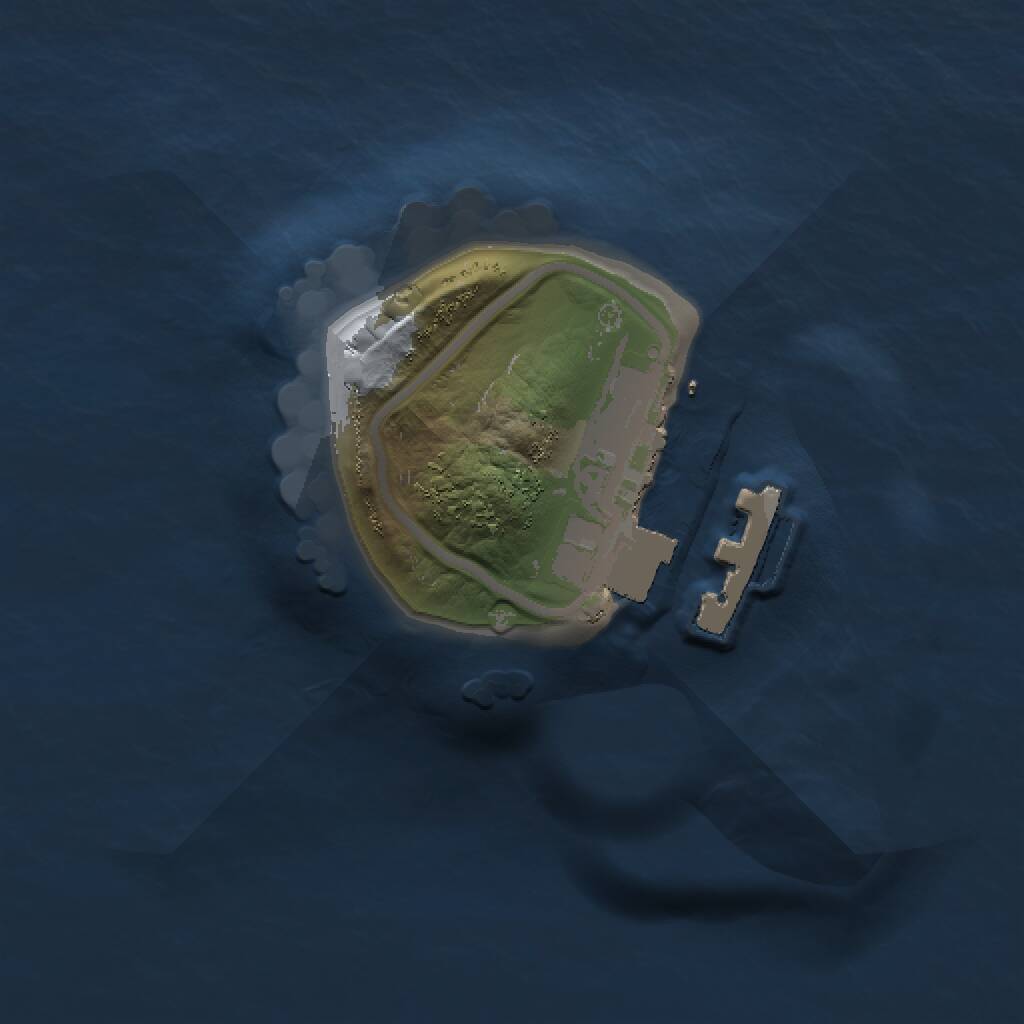 Rust Map: Procedural Map, Size: 1000, Seed: 66627754, 2 Monuments