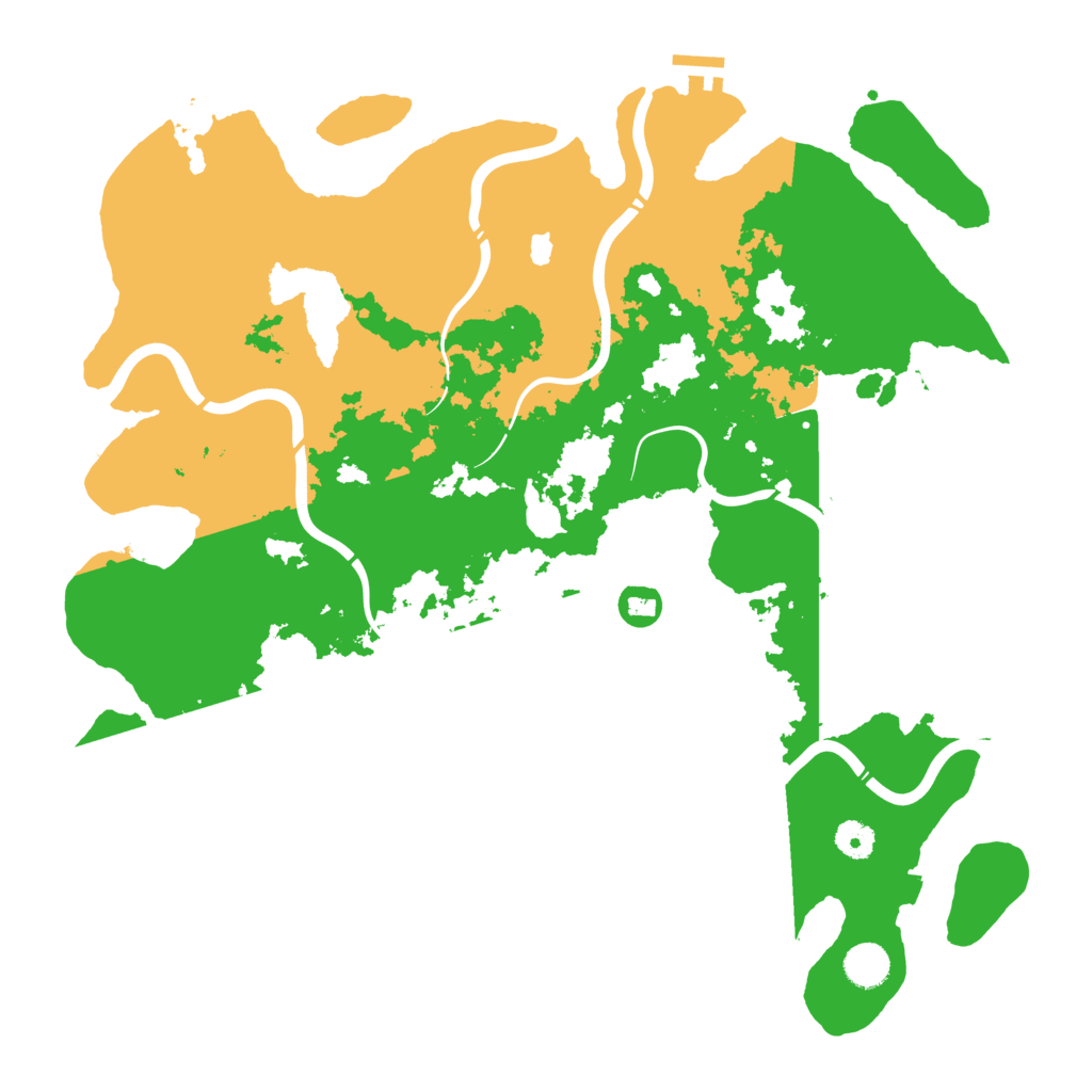 Biome Rust Map: Procedural Map, Size: 4250, Seed: 20547