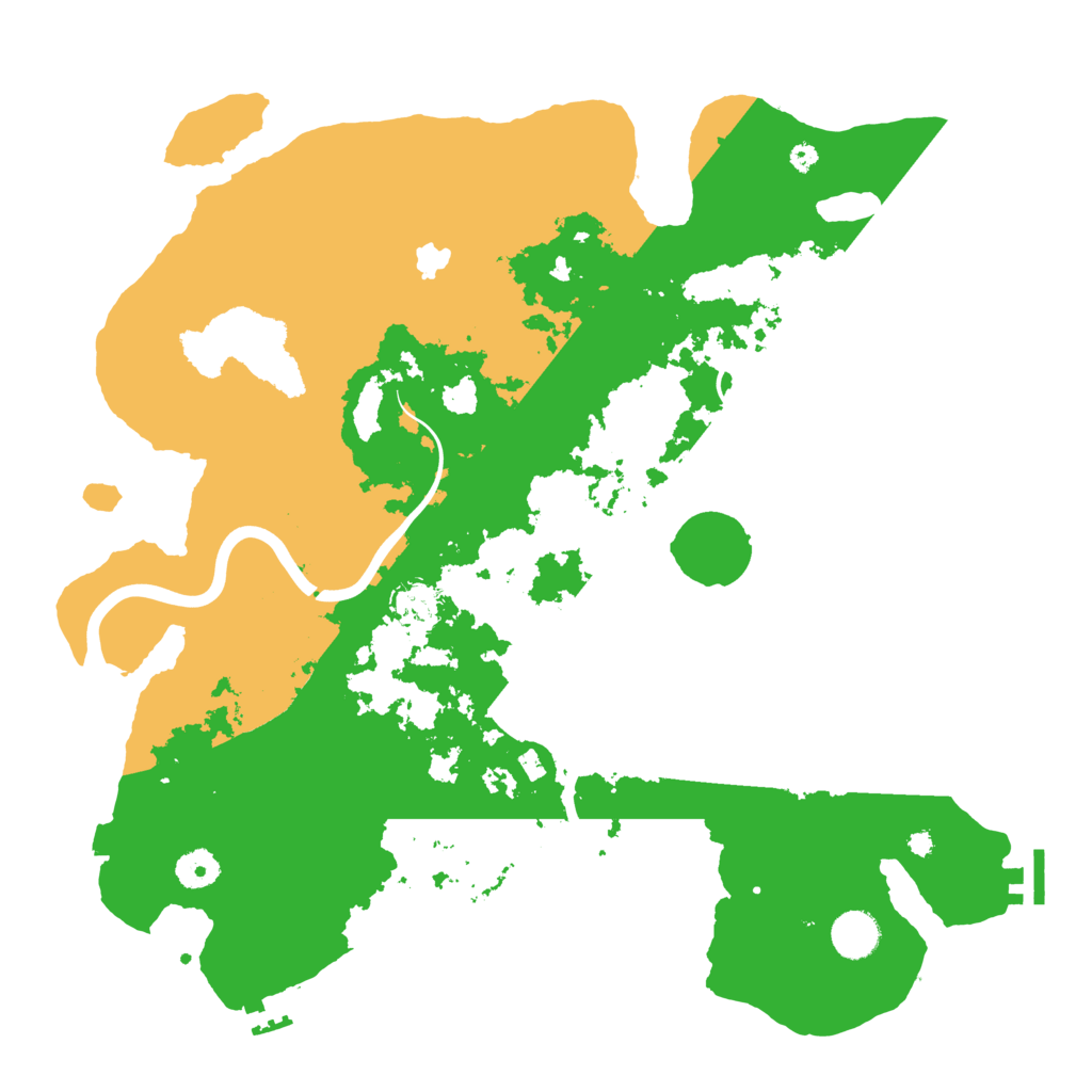 Biome Rust Map: Procedural Map, Size: 4000, Seed: 1564867