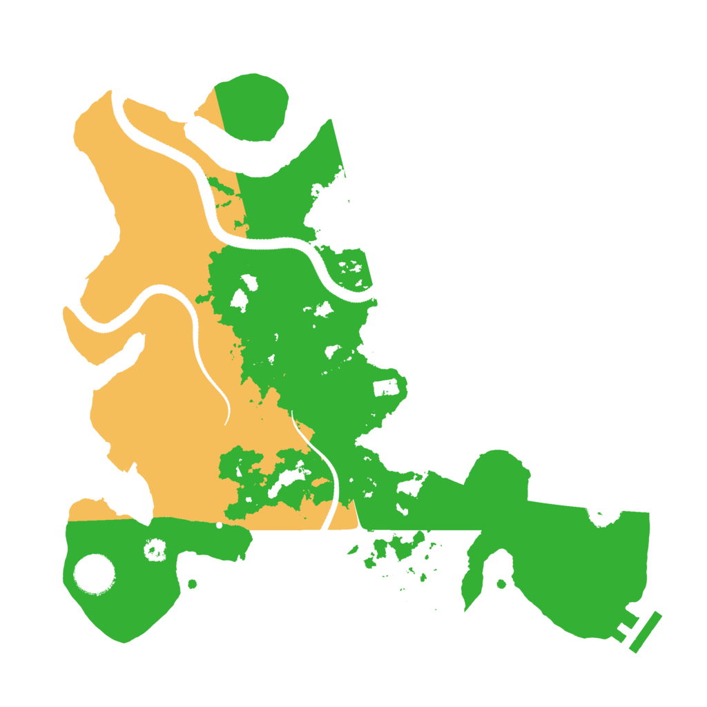 Biome Rust Map: Procedural Map, Size: 3100, Seed: 1130064393