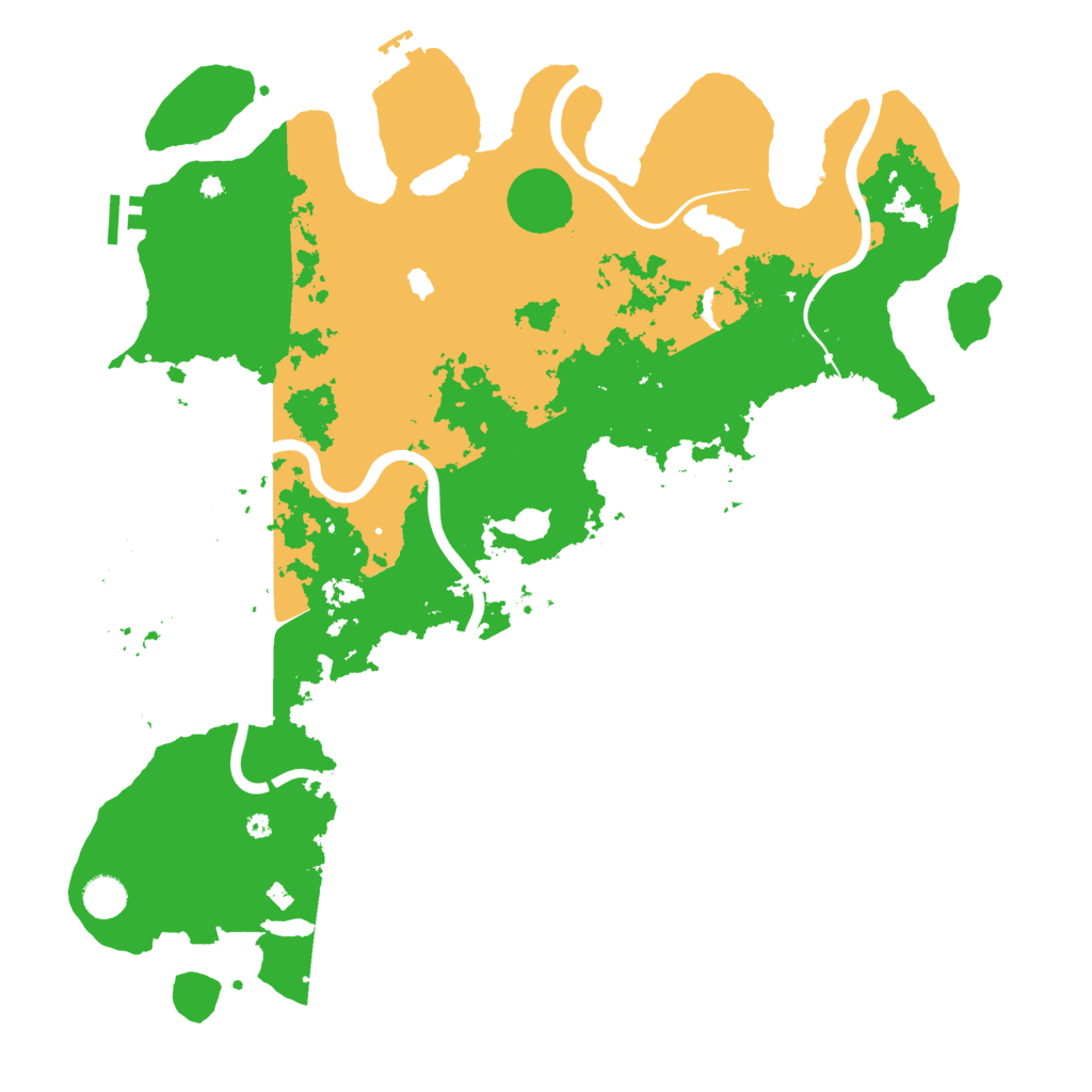 Biome Rust Map: Procedural Map, Size: 4446, Seed: 481981