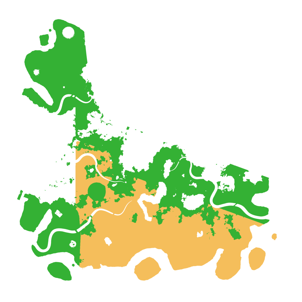 Biome Rust Map: Procedural Map, Size: 4500, Seed: 406175