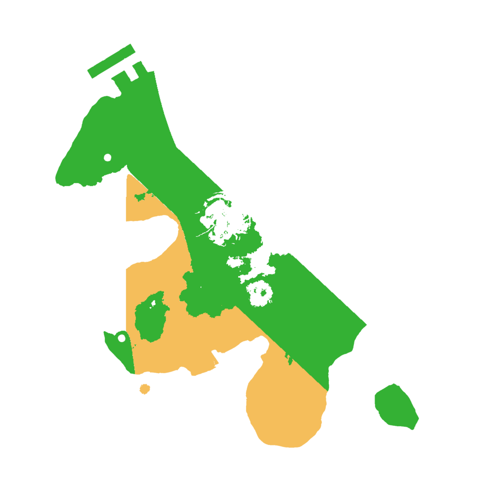 Biome Rust Map: Procedural Map, Size: 2000, Seed: 1109597785