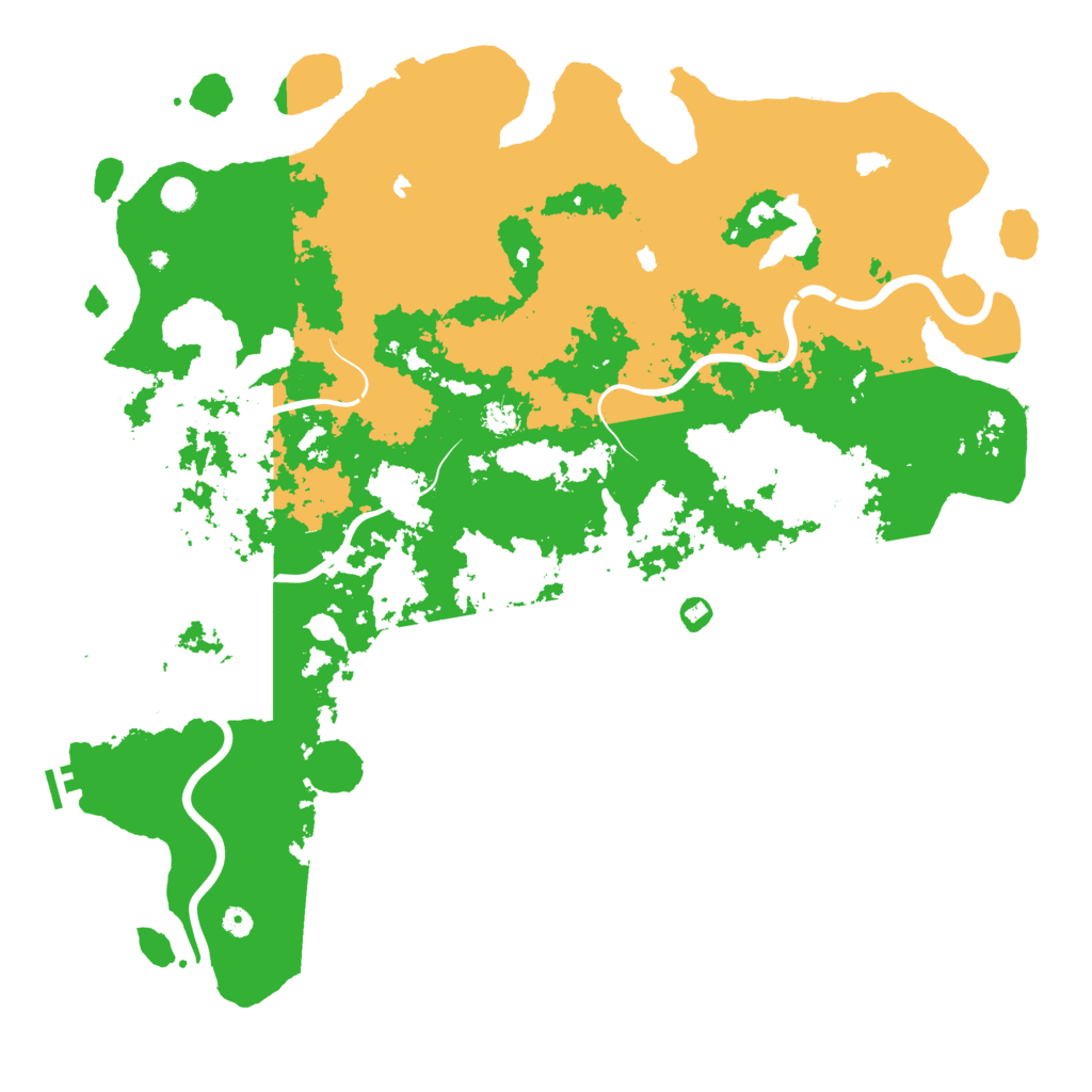 Biome Rust Map: Procedural Map, Size: 5500, Seed: 17845291