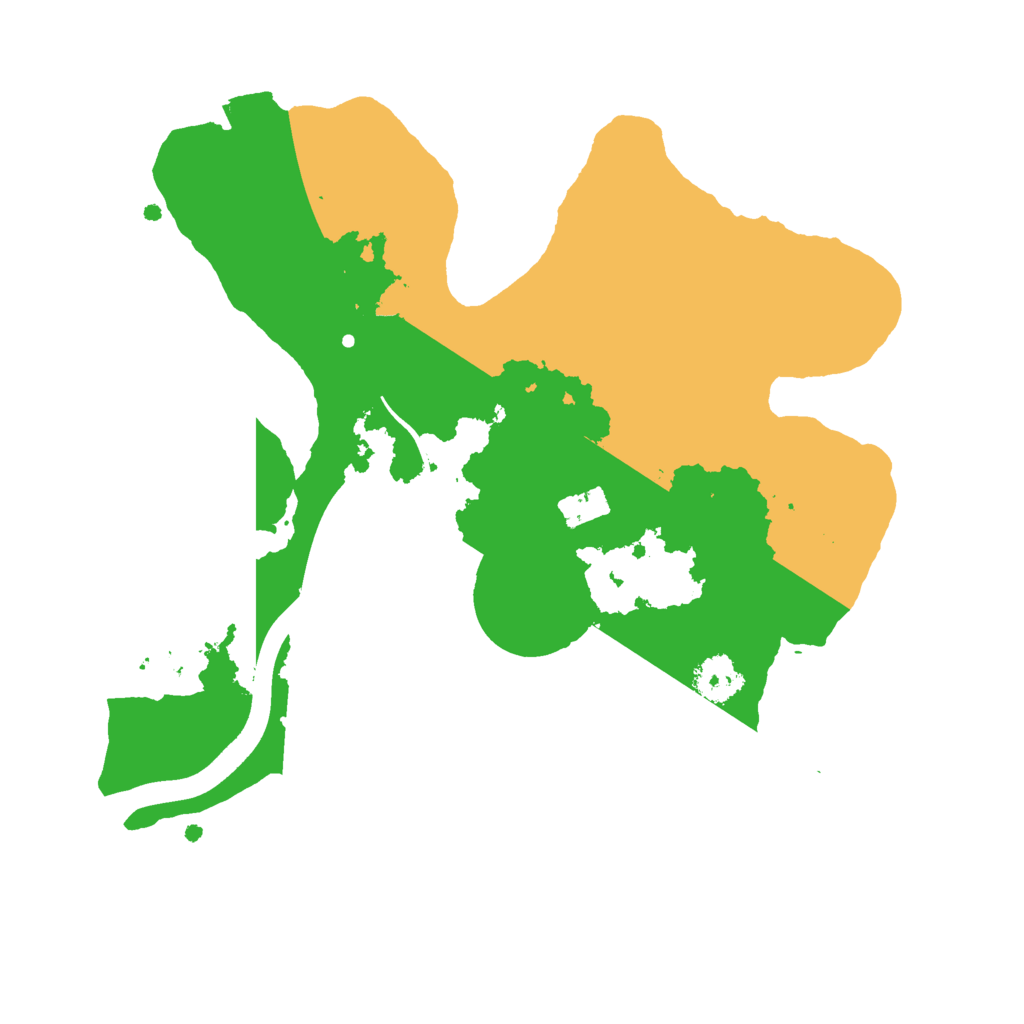 Biome Rust Map: Procedural Map, Size: 2350, Seed: 612699196