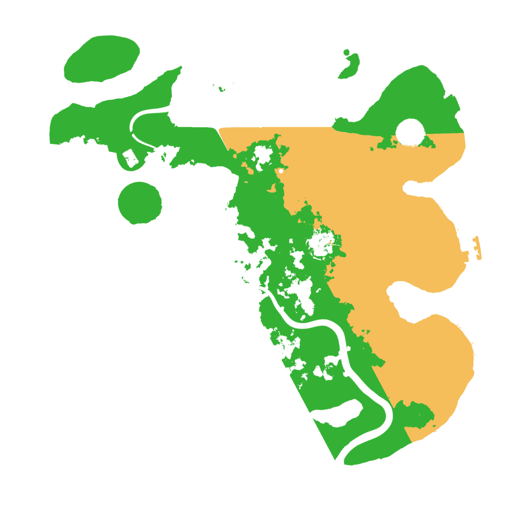 Biome Rust Map: Procedural Map, Size: 3250, Seed: 69659