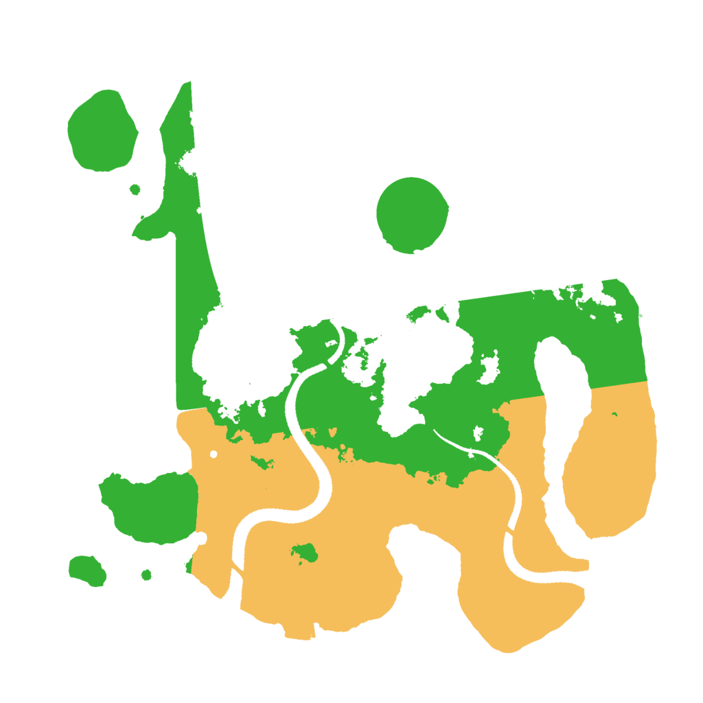 Biome Rust Map: Procedural Map, Size: 2700, Seed: 437845140