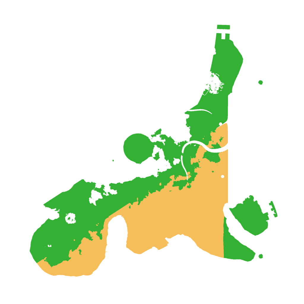 Biome Rust Map: Procedural Map, Size: 2800, Seed: 131188882