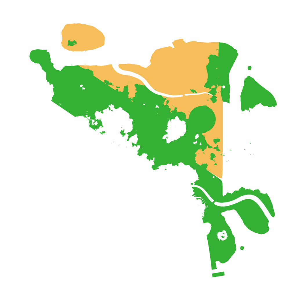 Biome Rust Map: Procedural Map, Size: 3000, Seed: 2546483