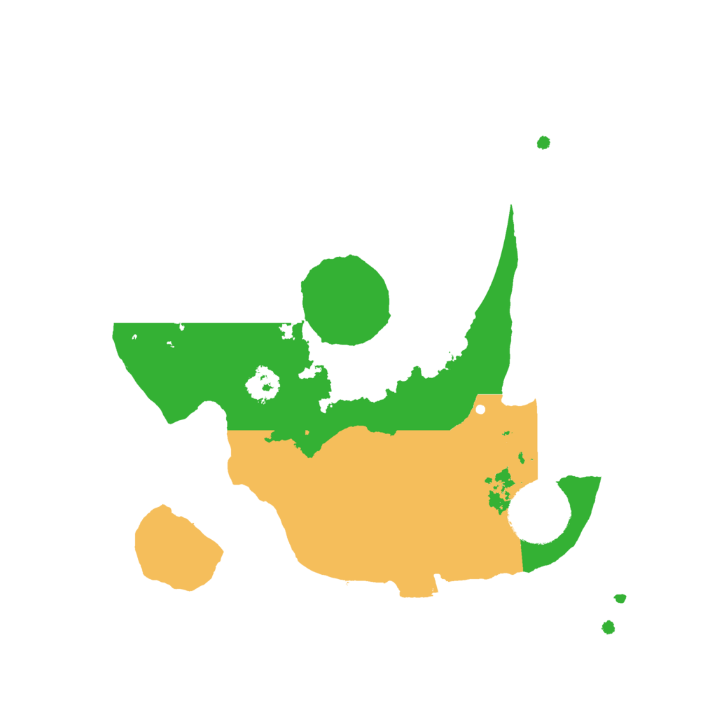 Biome Rust Map: Procedural Map, Size: 2200, Seed: 997405070