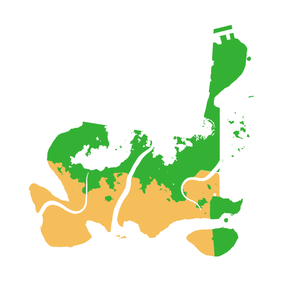Biome Rust Map: Procedural Map, Size: 2800, Seed: 1721309684