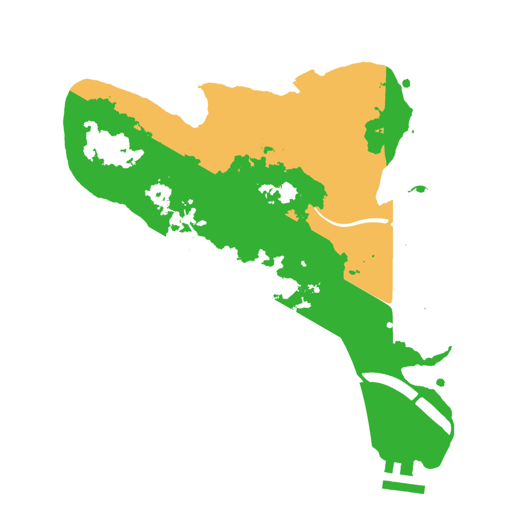 Biome Rust Map: Procedural Map, Size: 2500, Seed: 189253866