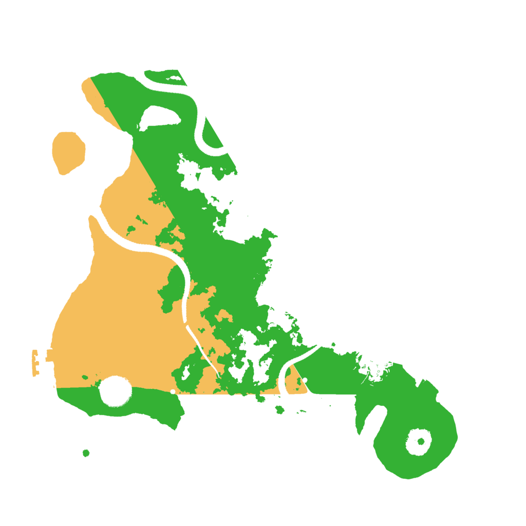 Biome Rust Map: Procedural Map, Size: 3000, Seed: 1076481659