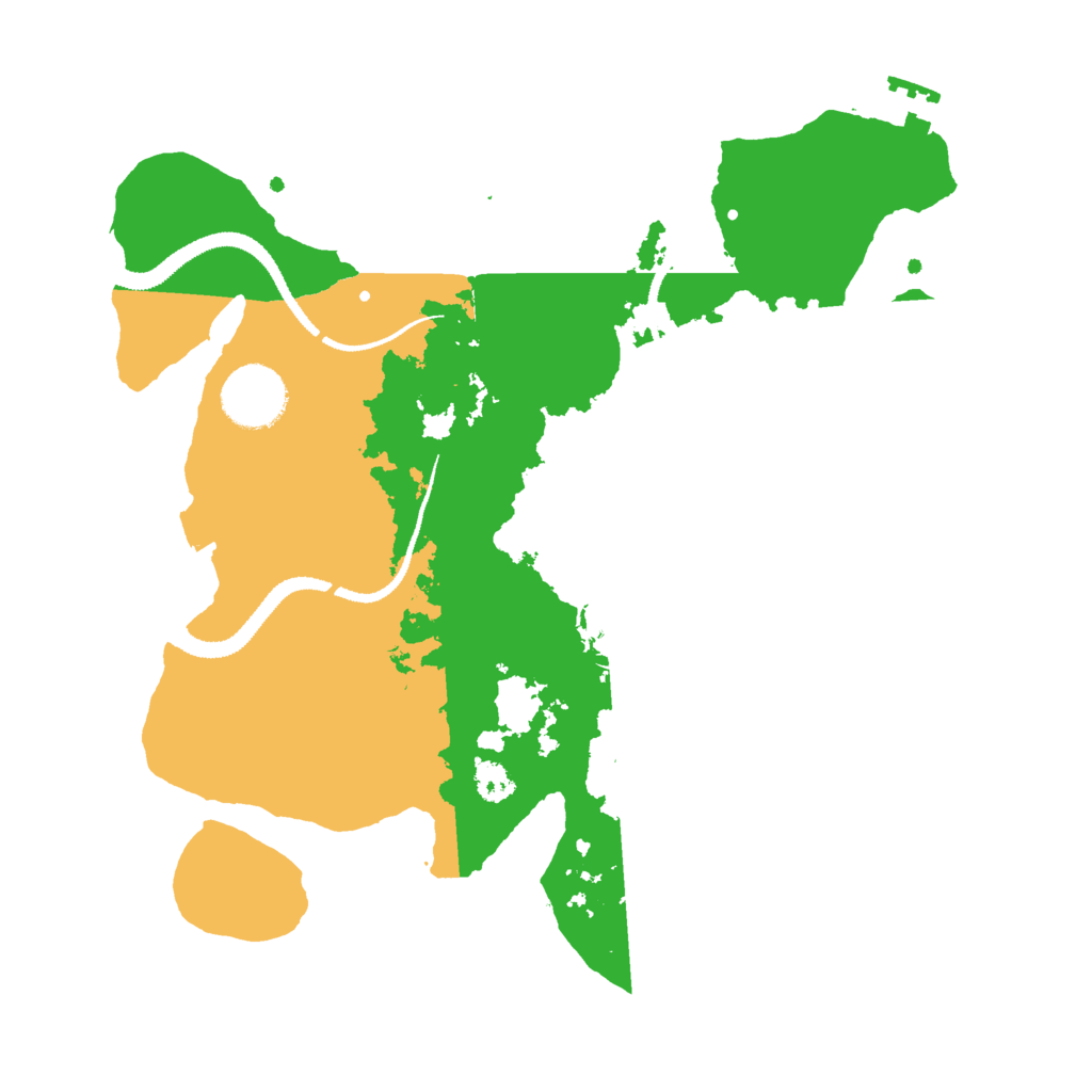 Biome Rust Map: Procedural Map, Size: 3000, Seed: 167352953