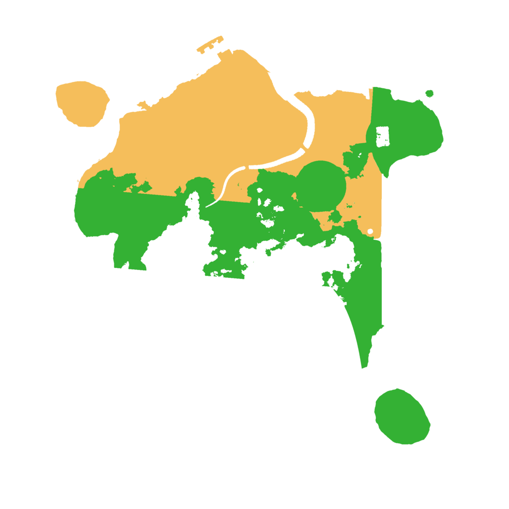 Biome Rust Map: Procedural Map, Size: 2700, Seed: 1660108230