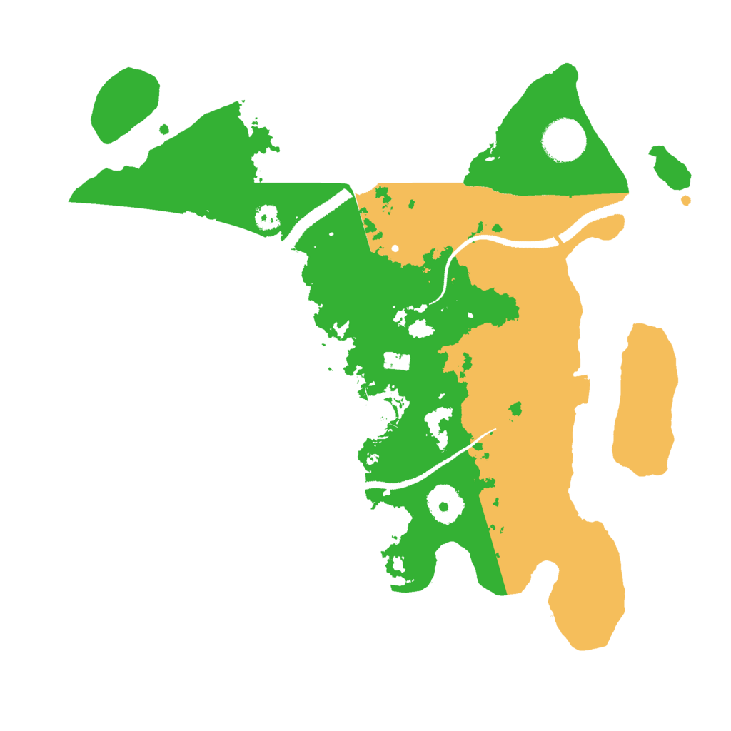 Biome Rust Map: Procedural Map, Size: 3000, Seed: 482747356