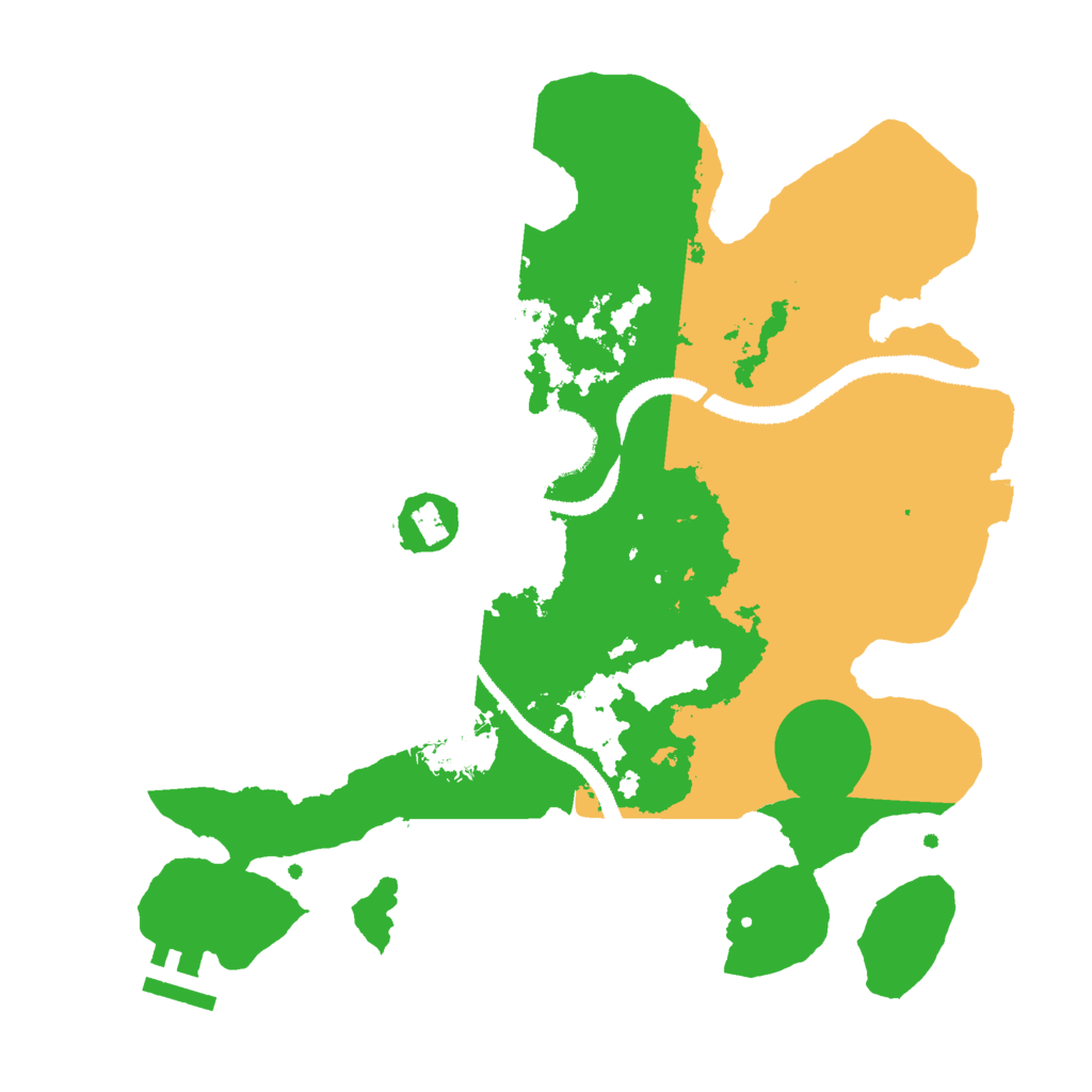 Biome Rust Map: Procedural Map, Size: 3000, Seed: 579200262