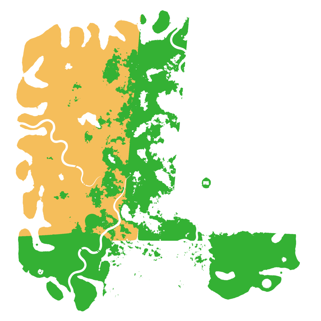 Biome Rust Map: Procedural Map, Size: 6000, Seed: 1216