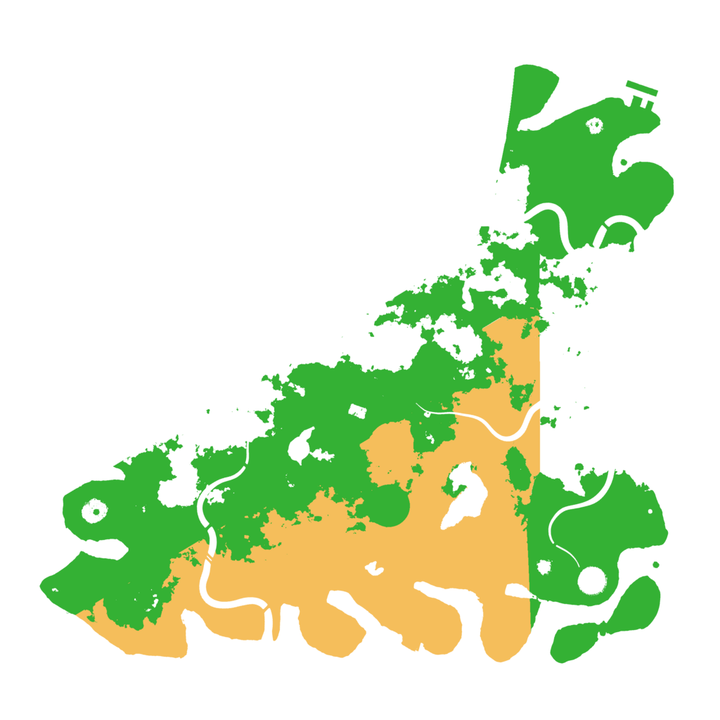 Biome Rust Map: Procedural Map, Size: 4500, Seed: 225309517