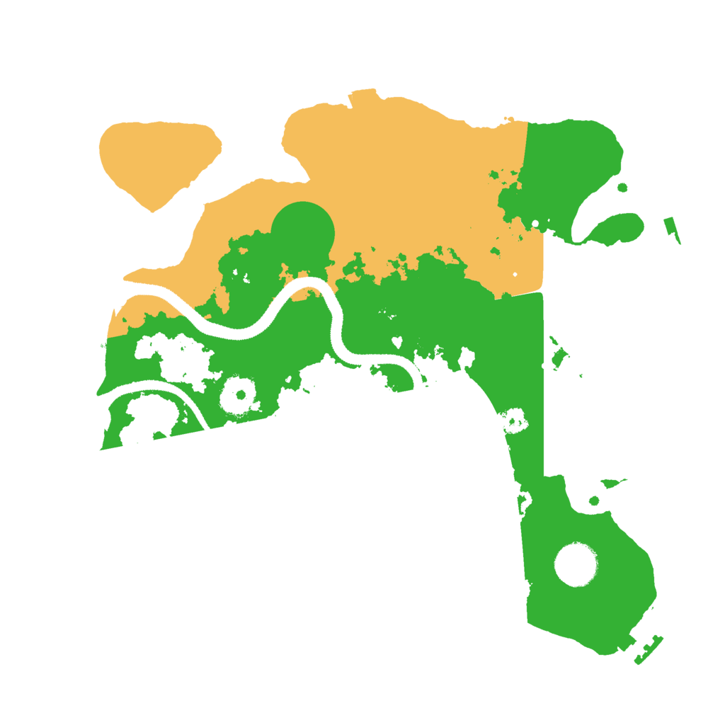 Biome Rust Map: Procedural Map, Size: 3000, Seed: 289444272