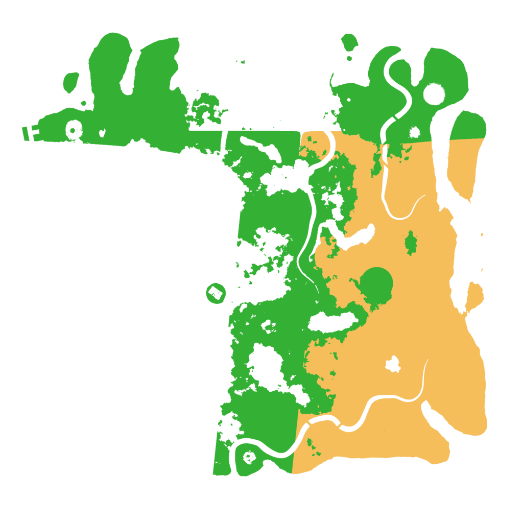 Biome Rust Map: Procedural Map, Size: 4250, Seed: 12320