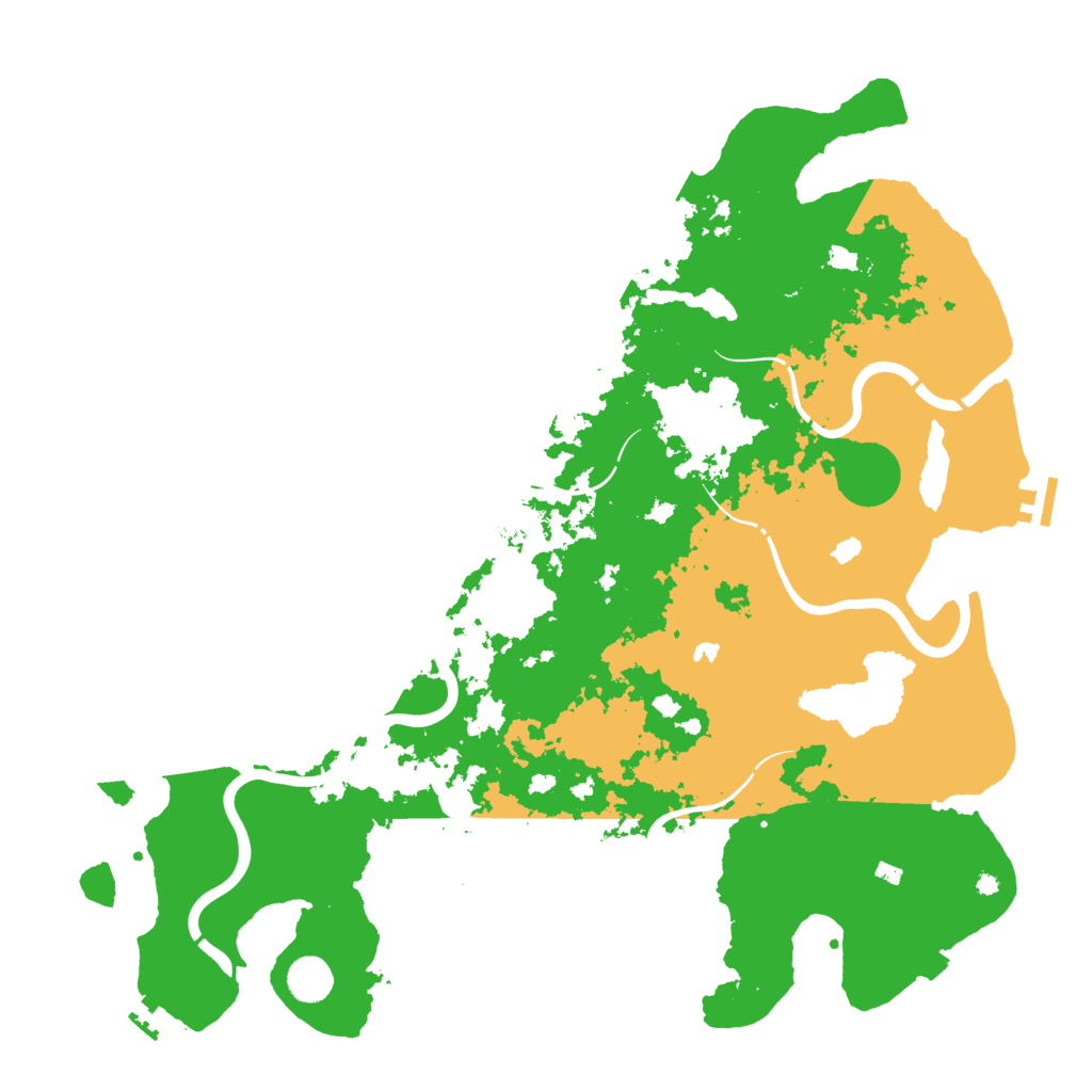 Biome Rust Map: Procedural Map, Size: 4500, Seed: 213569394