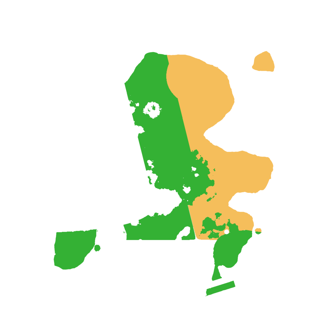 Biome Rust Map: Procedural Map, Size: 2000, Seed: 4352