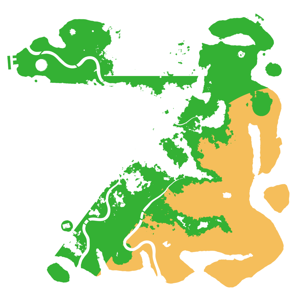 Biome Rust Map: Procedural Map, Size: 4500, Seed: 948734783
