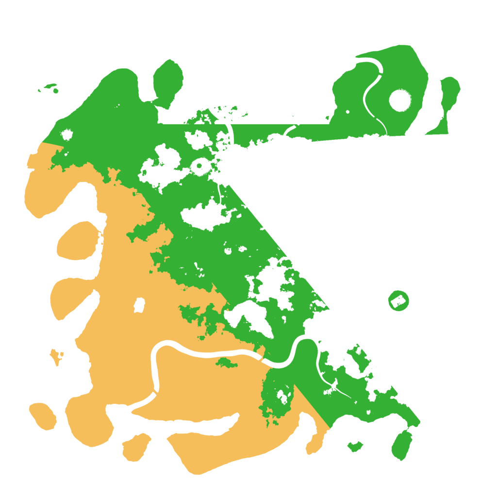 Biome Rust Map: Procedural Map, Size: 4000, Seed: 291229