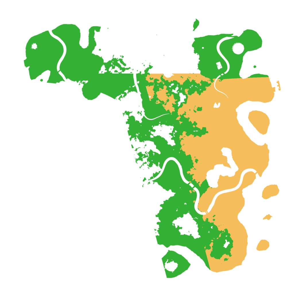 Biome Rust Map: Procedural Map, Size: 4500, Seed: 196697055