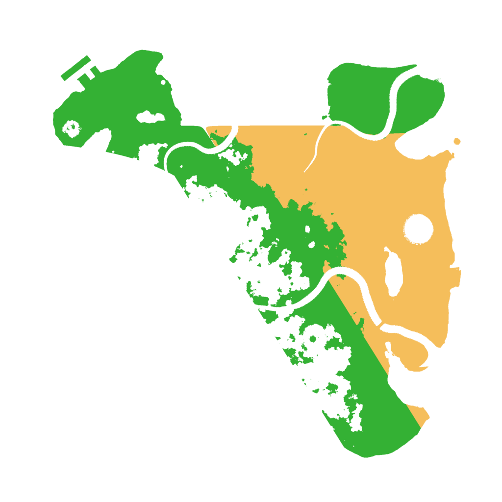 Biome Rust Map: Procedural Map, Size: 3000, Seed: 31438