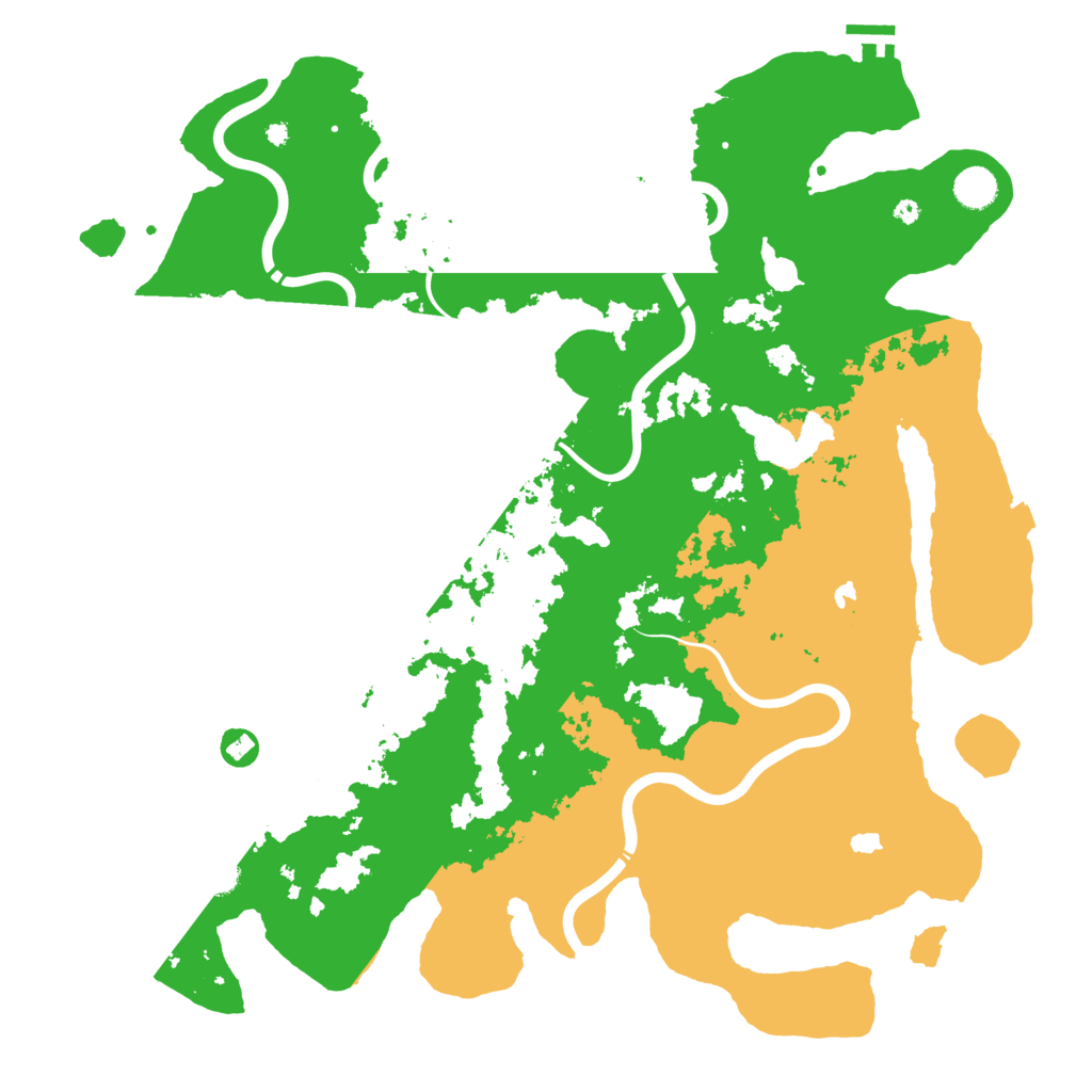 Biome Rust Map: Procedural Map, Size: 4500, Seed: 150773145