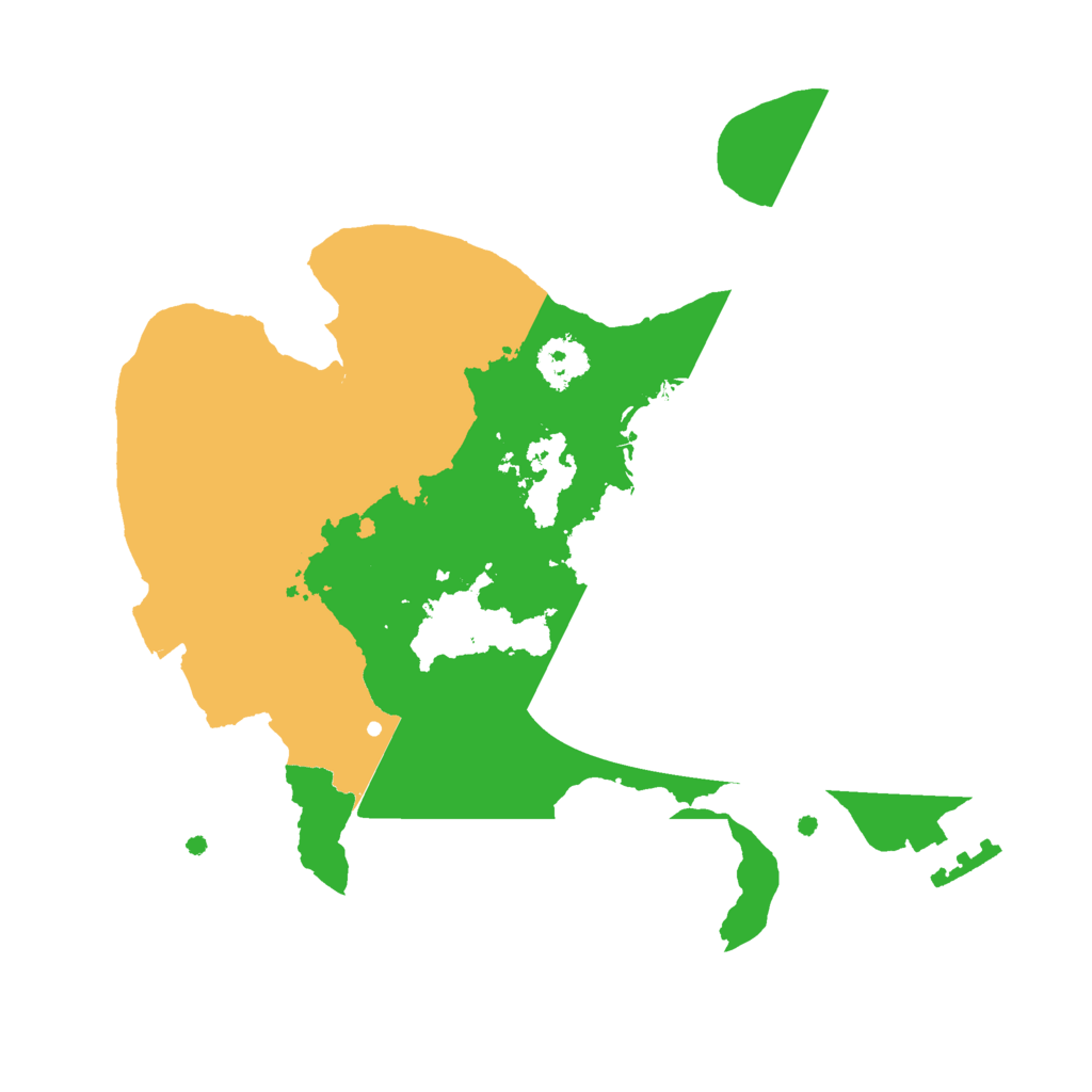 Biome Rust Map: Procedural Map, Size: 2200, Seed: 1834988604