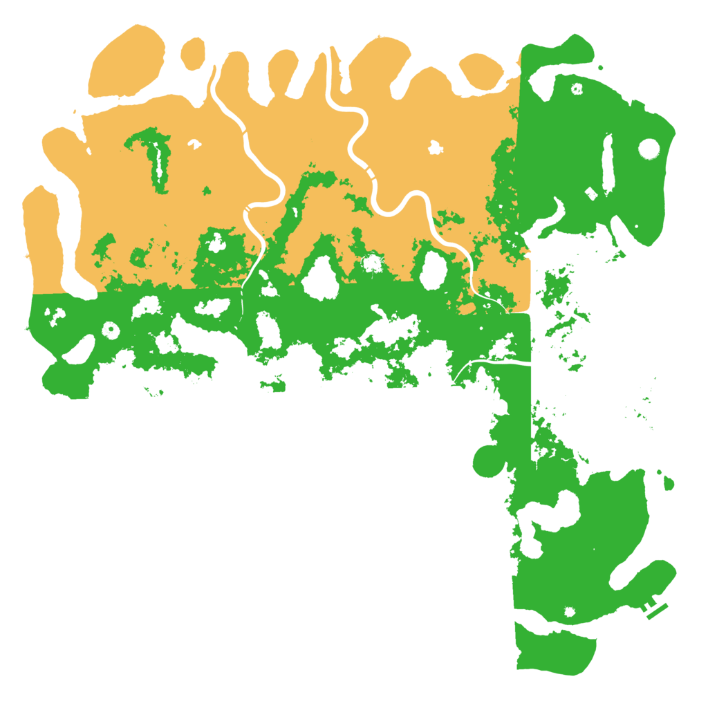 Biome Rust Map: Procedural Map, Size: 6000, Seed: 2026011116